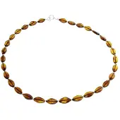 Ostsee-Schmuck Kette - Tasja - Bernstein - , Braun