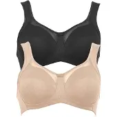 Anita Entlastungs-BH "Komfort BH Clara", Damen, Gr. 90, Cup H, bunt (beige schwarz), Obermaterial: 85% Polyamid PA. 15% Elasthan EL., BHs Entlastungs-BH