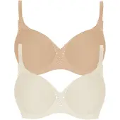 Viania 2er Pack Spacer Bügel BH Carola Cream nude
