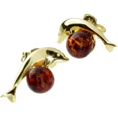Ostsee-Schmuck "Ohrstecker Delphin Ohrstecker Delphin"