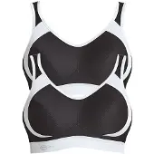 Anita Sport BH extreme control Schwarz Weiss