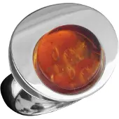 Ostsee-Schmuck Fingerring "Ring Alina Ring Alina" Gr. 64, silber (weiß, neutral), Fingerringe, Damen, 64 (20,4), Silber 925 (Sterlingsilber), Fingerring