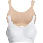 Anita Sport-BH "Sport BH extreme control", Damen, Gr. 85, Cup F, bunt (weiß desert), Stoff, Obermaterial: 76% Polyester PES. 19% Polyamid PA. 5% Elasthan EL., BHs Sport-BH
