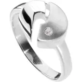 Ostsee-Schmuck Fingerring "Ring Rica Ring Rica" Gr. 52, silber (weiß, neutral), Fingerringe, Damen, 52 (16,6), Silber 925 (Sterlingsilber), Fingerring