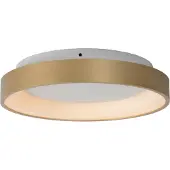 Philips LED-Deckenleuchte Vidal, gold, Ø 28 cm, dimmbar, Acryl