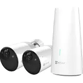 Ezviz BC1-B2 - Video-Überwachungssystem mit 2 akkubetriebenen FULL HD WLAN-Überwachungskameras