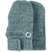 Sterntaler Fäustlinge "Fäustlinge", Mädchen, Gr. 1, silber (silber meliert), Obermaterial: 100% Wolle mw., Handschuhe Fäustlinge