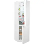 Gorenje NRK6202EW4 Kühl-Gefrier-Kombination, 331 l, SN-T, 9 kg/24h, E, Fresh Zone Fach, Weiß