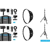Nanlite Forza 60 II LED Dual Kit (mit Stativ und Softbox)