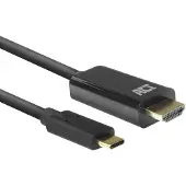 ACT USB-C-auf-HDMI-Kabel 2 Meter
