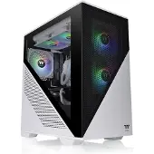 Thermaltake Divider 170 TG, Micro Tower, PC, Schwarz, Weiß, micro ATX, Mini-ITX, SPCC, Multi