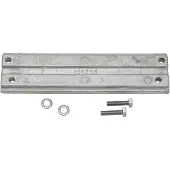 Quicksilver Aluminium Powertrim-anode Für Mercury 818298q1 Silber Silber One Size