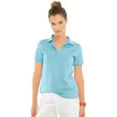 HEINE Poloshirt in türkis | Gr.: 34