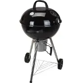Huismerk Holzkohlegrill rund 57 cm - Schwarz