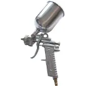 Güde Farbspritzpistole 100 Druckluft Lackierpistole mit Fließbecher 0,5L 1/4"