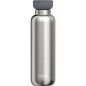 Mepal Ellipse Thermoflasche 500 ml, Robuste und langlebige Trinkflasche aus doppelwandigem Edelstahl, Farbe: silber, gebürstet