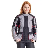 FASTWAY Touring Women 211 Textiljacke Damen grau, 36