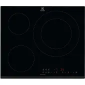 Electrolux LIL60336, Schwarz, Integriert, 59 cm, Zonen-Induktionskochfeld, 3 Zone(n), 3 Zone(n)