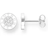 Thomas Sabo Ohrstecker Classic Pavé Weiss
