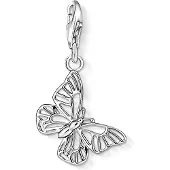 Thomas Sabo Charm-Einhänger "Schmetterling-Design", silber (silberfarben), Charms, Silber 925 (recycelt), Charm-Einhänger