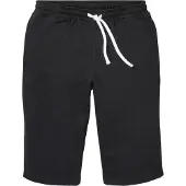 Bonprix Sweatbermudas , Herren, Gr. 64/66, N-Gr, schwarz, Sweatware, Obermaterial: 60% Baumwolle, 40% Polyester, regular fit, Hosen Sweatbermudas, aus Baumwolle und Polyester, regular fit, casual Stil