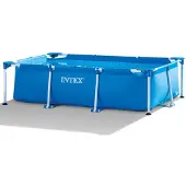 Intex 28271NP Frame Pool 260x160x65 cm Gartenpool rechteckig mit Metallrahmen