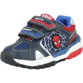 Geox Tuono Kinderschuhe Jungen Halbschuhe Klettschuh Blau Freizeit