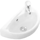 Boss & Wessing Keramik Waschbecken Handwaschbecken 39x23 cm Weiß