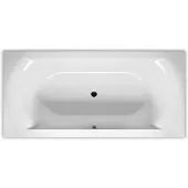 Riho Linares Rechteck-Badewanne, Einbau, 2-Sitzer, weiß seidenmatt, B141001105, Ausführung: 170x75x45cm, Nutzinhalt: 130 Liter