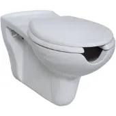 Creavit behindertengerechtes Hänge WC Toilette barrierefrei Weiß