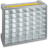 Terry Store-Age Poker, Kasten für Kleinteile, Grau, Transparent, 405 mm, 150 mm, 325 mm, 625 mm