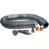 EDM Spiralschlauch-kit 74021 15 M Grau Grau One Size