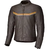 Held Heyden Braun Beige Motorrad Lederjacke Größe 54