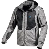 Macna BREEZE Hoodie L in grau/schwarz