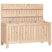 vidaXL Gartentruhe 108x42,5x54 cm Massivholz Kiefer