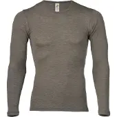 Engel - Unterhemd L/S - Merinounterwäsche Gr 46/48 braun