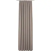 Wirth Vorhang "Sunday" Gr. 1, braun, B:141cm H:145cm, Jacquard, Baumwolle, Polyester, Gardinen, Vorhang, nach Maß
