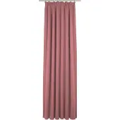 Wirth Vorhang "Sunday" Gr. 1, rot, B:141cm H:145cm, Jacquard, Baumwolle, Polyester, Gardinen, Vorhang, nach Maß