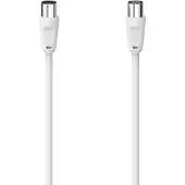 Hama SAT-Kabel "Antennenkabel, Koaxialkabel, von 1,5 m bis 10 m, 75 dB, Weiß", weiß, 300cmcm, Kabel, SAT-Kabel