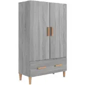 DKD Home Decor Highboard Grau Sonoma 70x31x115 cm Holzwerkstoff