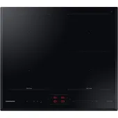 Samsung NZ64B5066KK, Schwarz, Integriert, 60 cm, Zonen-Induktionskochfeld, Glaskeramik, 4 Zone(n)