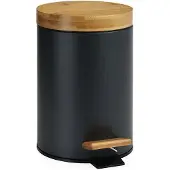 Andrea house Badezimmer-mülleimer Aus Bambus 3l 17x26 Cm