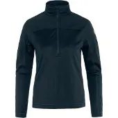 Fjällräven Pullover Abisko Lite Fleece Half Zip Damen Dark Navy-S