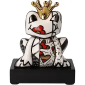 Goebel Dekofigur "Romero BRITTO - Golden Prince", bunt, B:7,5cm H:14,5cm T:11,5cm, Porzellan, Dekofiguren, Dekofigur, Sammelfigur, Tierfigur