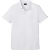 Bonprix Poloshirt bequeme Passform, reine Baumwolle, Umlegekragen und Brusttasche