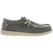 HEY DUDE Wally Braided Herrenschuhe Leinenschuhe Slipper Grün Freizeit, Schuhgröße:41 EU