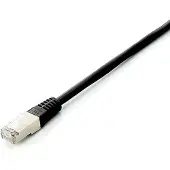 Equip Cat.6A Platinum S/FTP Patchkabel, Black, 0.5m , 10pcs/set, 0,5 m, Cat6a, S/FTP (S-STP), RJ-45, RJ-45, Schwarz