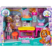 Enchantimals City Tails Carlin Katzenklinik Puppe
