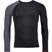 Ortovox - Langärmeliges Hemd aus Merinowolle - 120 Comp Light LS M Black Raven für Herren aus Wolle - Größe XL - schwarz