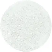 Adana Carpets Hochflor Teppich Rund - Fuzzy Weiß Ø 120 cm